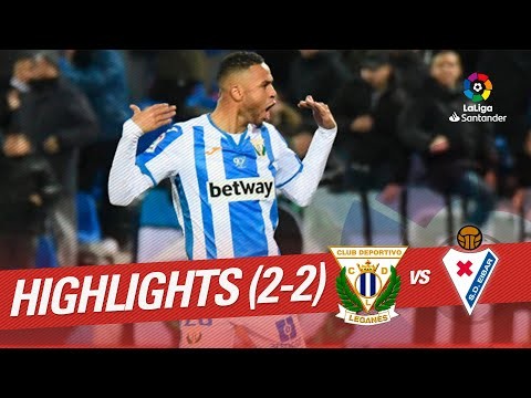 Highlights CD Leganes vs SD Eibar (2-2)