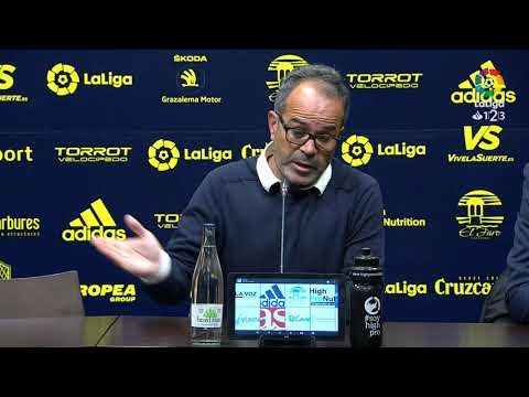 Rueda de prensa de Álvaro Cervera tras el Cádiz CF vs RCD Mallorca (1-1)