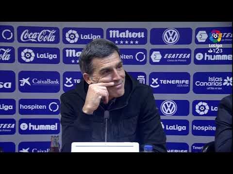 Rueda de prensa de López Muñiz tras el CD Tenerife vs Málaga CF (0-0)