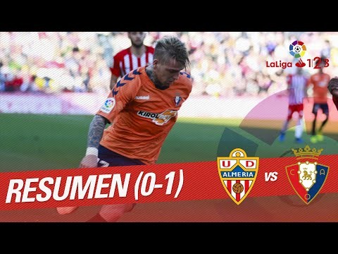 Resumen de UD Almería vs CA Osasuna (0-1)
