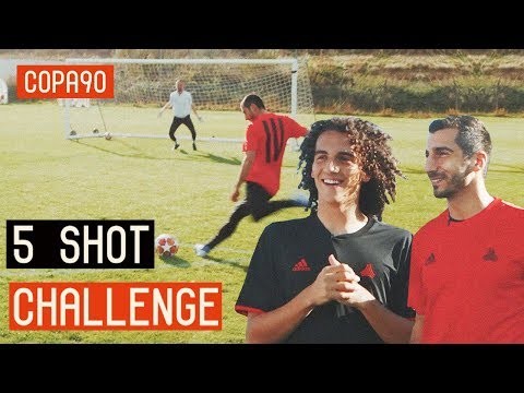 5 Shot Challenge with Mkhitaryan & Guendouzi! ft. Poet and Vuj