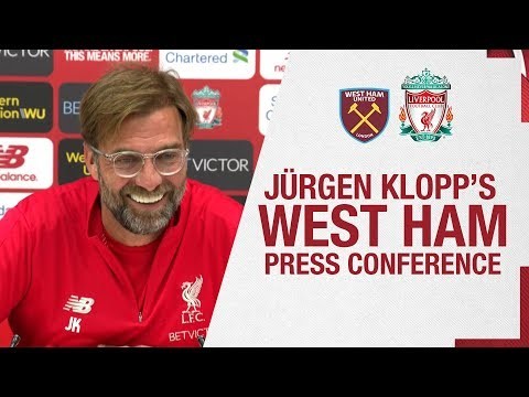 Jürgen Klopp's pre-match press conference | West Ham