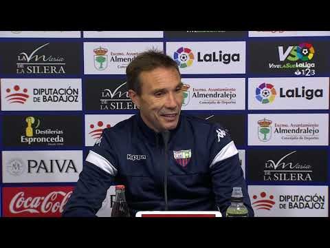 Rueda de prensa de Rodri tras el Extremadura UD vs Real Sporting (0-3)