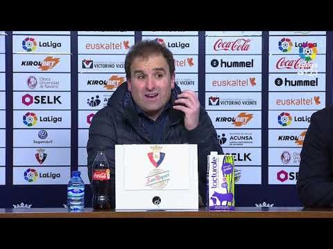 Rueda de prensa de Jagoba Arrasate tras el CA Osasuna vs Granada CF (1-0)