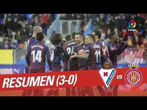 Resumen de SD Eibar vs Girona FC (3-0)