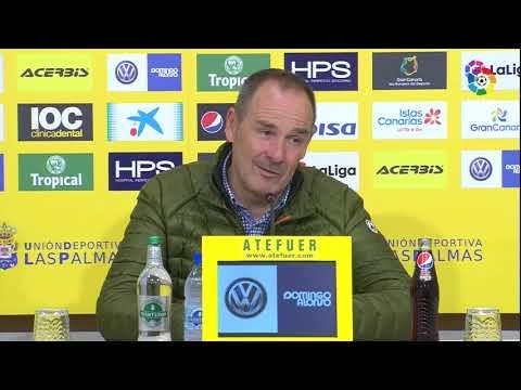 Rueda de prensa de Víctor Fernández tras el UD Las Palmas vs Real Zaragoza (1-1)