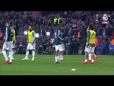 EL CLÁSICO | Barcelona vs Real Madrid warm-up LIVE