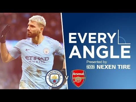 EVERY ANGLE | Sergio Aguero vs Arsenal