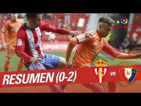 Resumen de Real Sporting vs CA Osasuna (0-2)