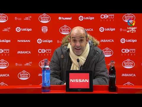 Rueda de prensa de Jiménez Monteagudo tras el CD Lugo vs Real Zaragoza (1-2)