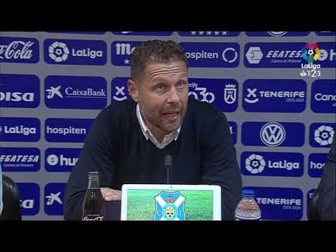 Rueda de prensa de Curro Torres tras el CD Tenerife vs Córdoba CF (0-2)