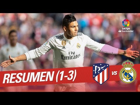 Resumen de Atlético de Madrid vs Real Madrid (1-3)