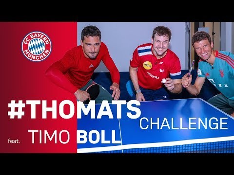 ThoMats #8 | Table Tennis Challenge w/ Timo Boll | Müller vs. Hummels