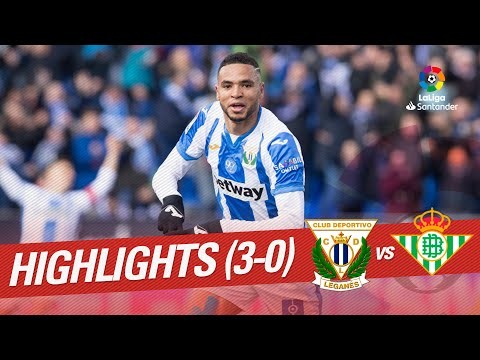 Highlights CD Leganes vs Real Betis (3-0)