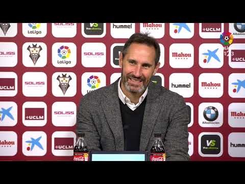 Rueda de prensa de Vicente Moreno tras el Albacete BP vs RCD Mallorca (2-0)