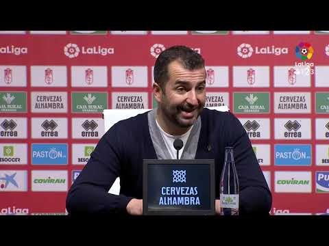 Rueda de prensa de Diego Martínez tras el Granada CF vs RC Deportivo (0-1)