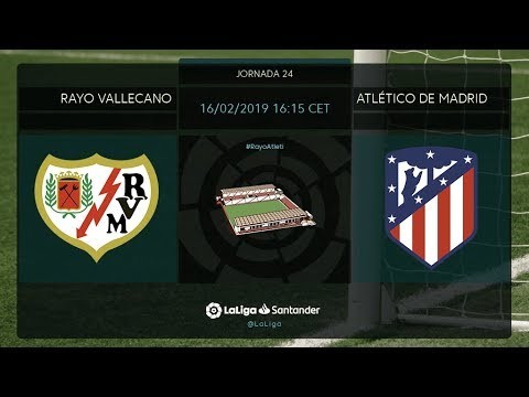 Calentamiento Rayo Vallecano vs Atlético de Madrid