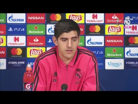 Ajax vs Real Madrid press conference | THIBAUT COURTOIS