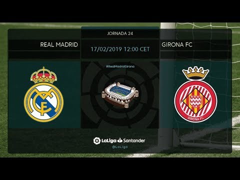 Calentamiento Real Madrid vs Girona FC