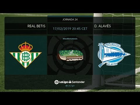 Calentamiento Real Betis vs D. Alavés