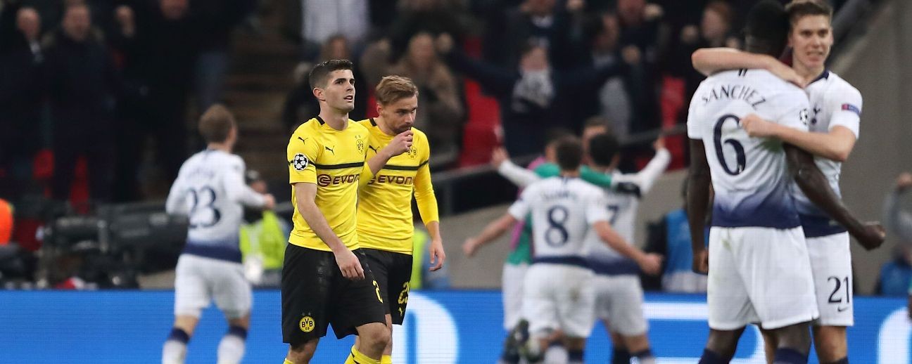 Dortmund made to pay for inexperience by ruthless Tottenham at Wembley