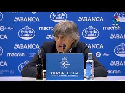 Rueda de prensa de Enrique Martín tras el RC Deportivo vs Nàstic (1-1)