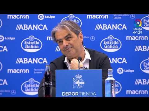 Rueda de prensa de José Ignacio González tras el RC Deportivo vs Nàstic (1-1)