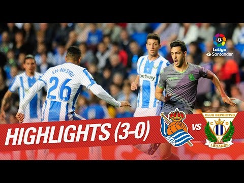 Highlights Real Sociedad vs CD Leganes (3-0)