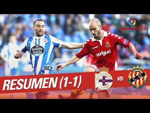 Resumen de RC Deportivo vs Nàstic (1-1)