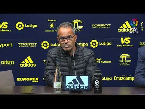 Rueda de prensa de Álvaro Cervera tras el Cádiz CF vs CD Tenerife (2-0)