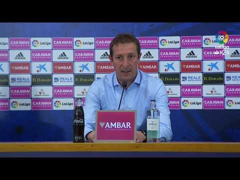 Rueda de prensa de Ramis tras el Real Zaragoza vs Albacete BP (0-0)