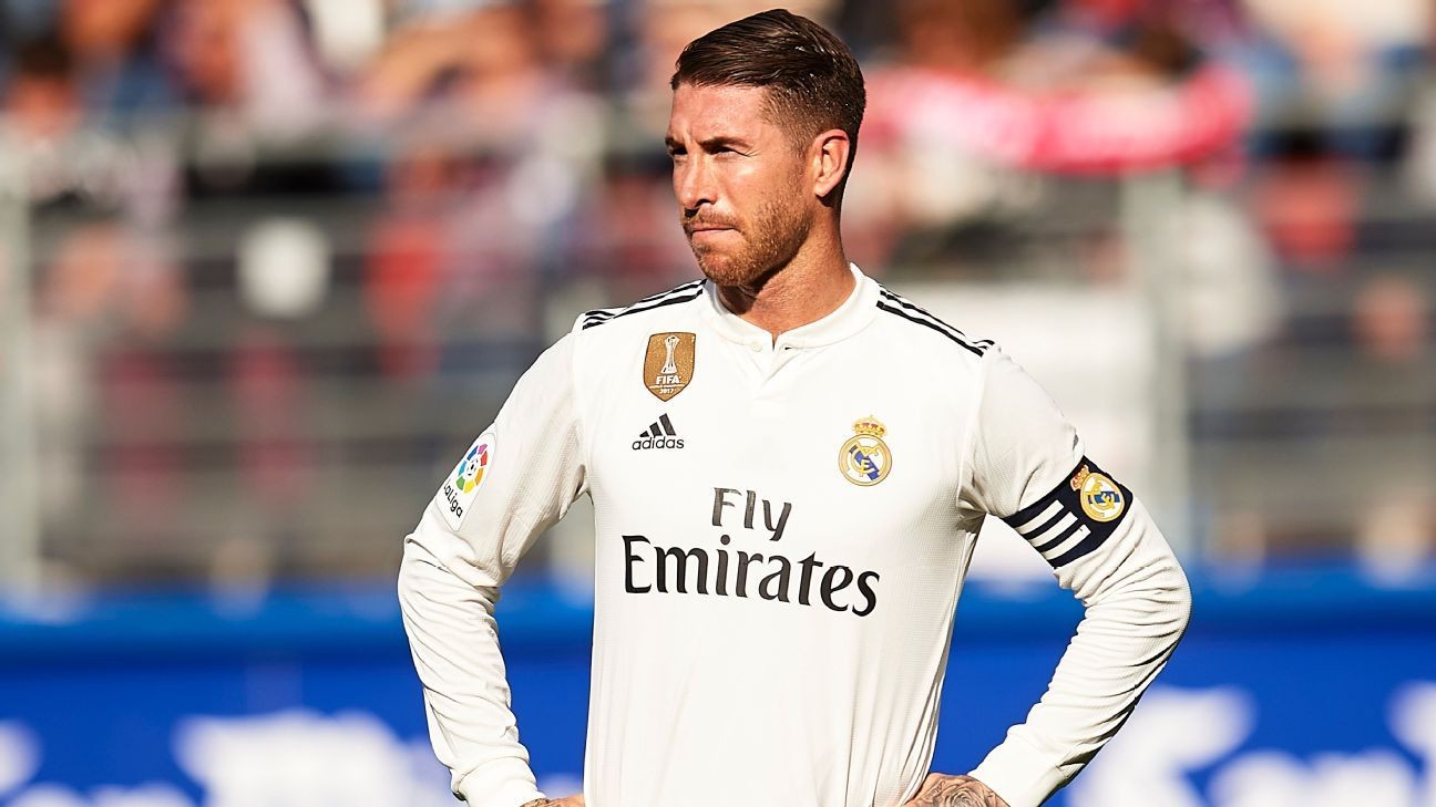 Ramos sent off in shock Real Madrid defeat but won't miss Clasico