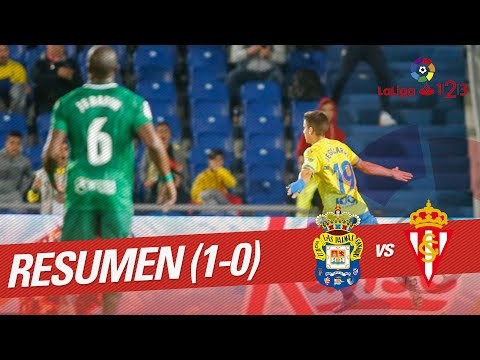 Resumen de UD Las Palmas vs Real Sporting (1-0)
