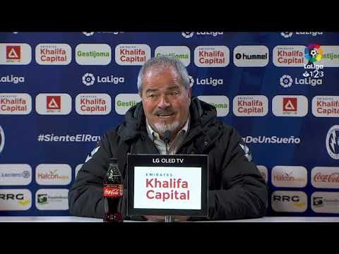 Rueda de prensa de Antonio Iriondo tras el CF Rayo vs Málaga CF (0-1)
