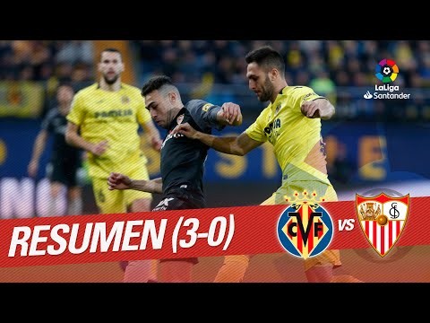 Resumen de Villarreal CF vs Sevilla FC (3-0)