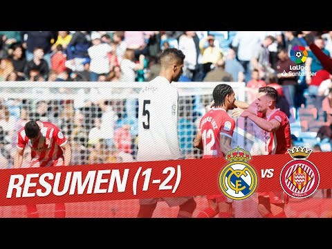 Resumen de Real Madrid vs Girona FC (1-2)