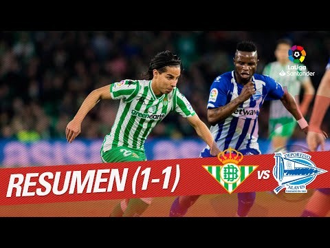 Resumen de Real Betis vs Deportivo Alavés (1-1)