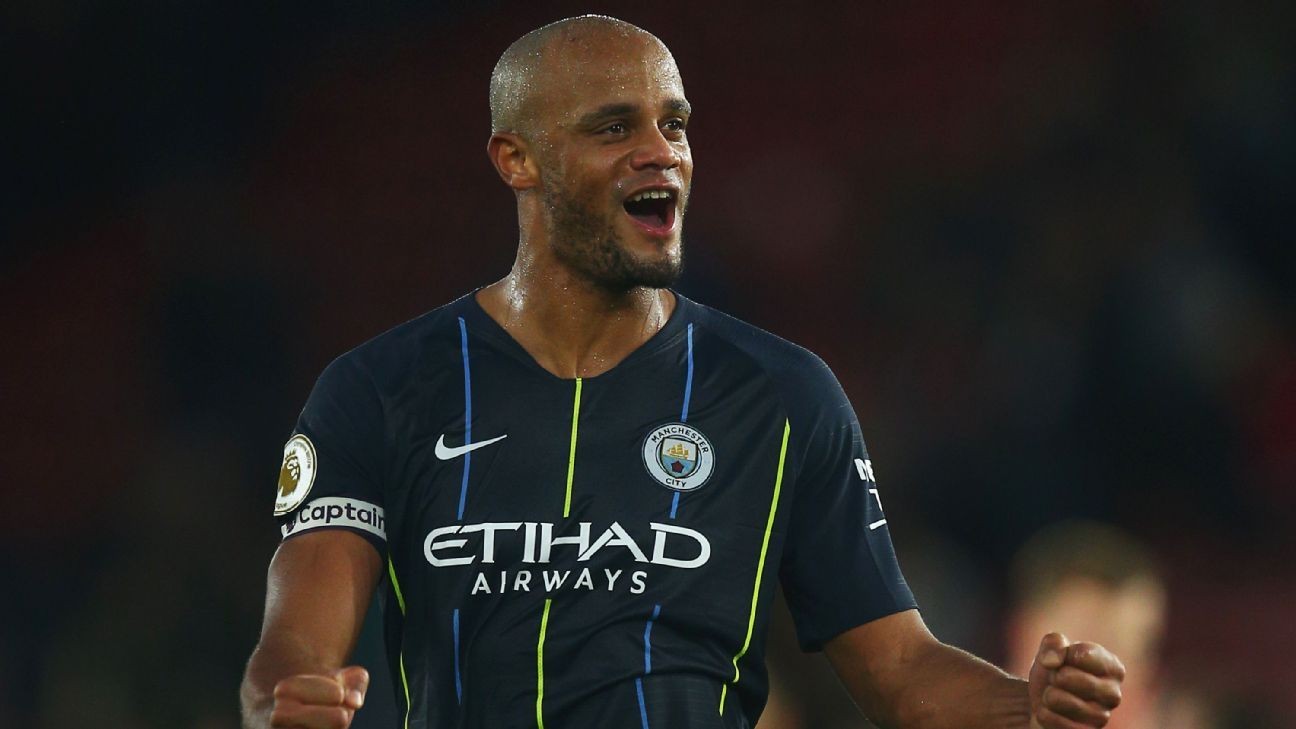 Manchester City's Kompany set for one-year deal on lower wages - sources