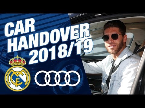 Real Madrid receive new AUDI cars