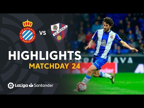Highlights RCD Espanyol vs SD Huesca (1-1)