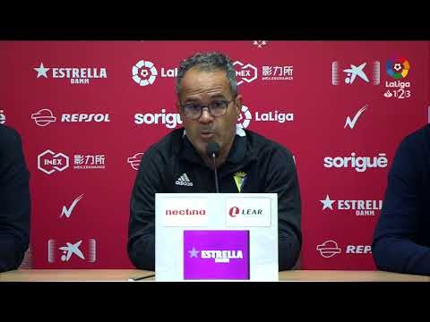 Rueda de prensa de Álvaro Cervera tras el Nàstic vs Cádiz CF (2-3)