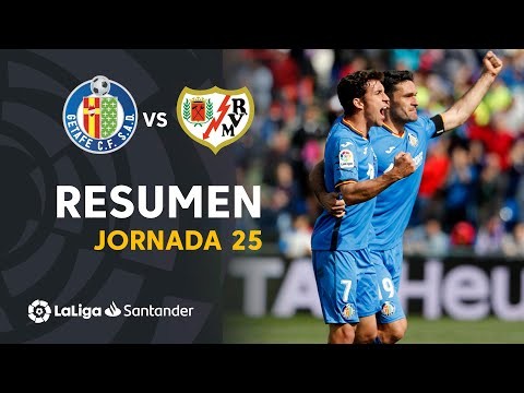 Resumen de Getafe CF vs Rayo Vallecano (2-1)