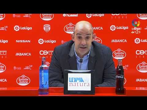 Rueda de prensa de Jiménez Monteagudo tras el CD Lugo vs Elche CF (2-2)