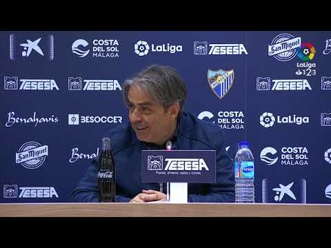 Rueda de prensa de José Ignacio González tras el Málaga CF vs RC Deportivo (0-0)