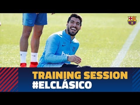 Back to work to prepare the Copa del Rey Clásico against Real Madrid