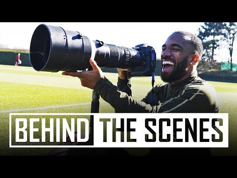 Fun in the sun at Arsenal training centre | Behind the scenes