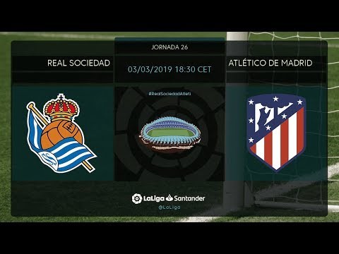 Calentamiento Real Sociedad vs Atlético de Madrid