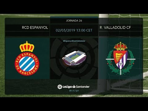 Calentamiento RCD Espanyol vs R. Valladolid CF