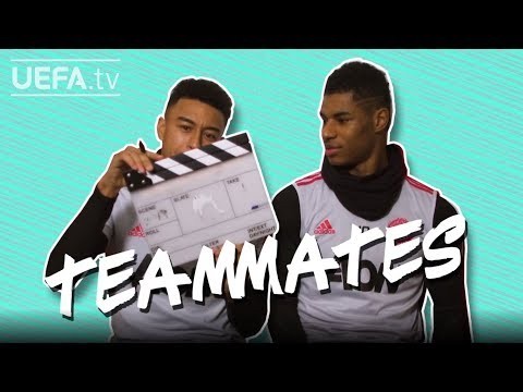 MAN. UNITED TEAMMATES: JESSE LINGARD and MARCUS RASHFORD