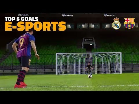 Top 5 goals at Bernabéu by the Barça e-Sports team